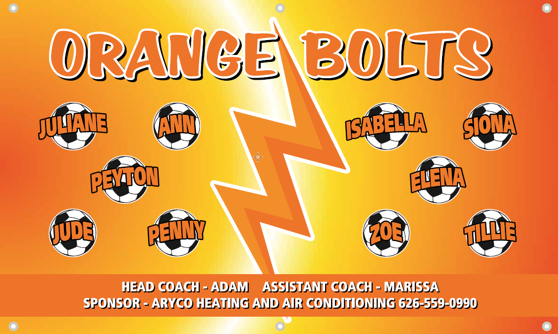 Sierra Madre Girls Soft Ball Orange Bolts Sierra Madre Girls Soft Ball Orange Bolts